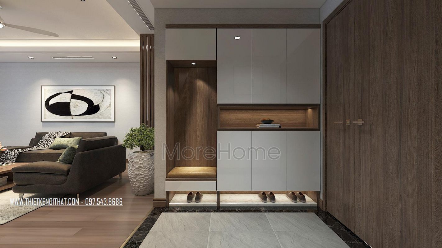 Thiết kế nội thất chung cư hiện đại N05 Hoàng Đạo Thúy